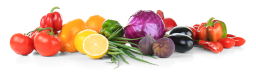 Colorful fruits and vegetables